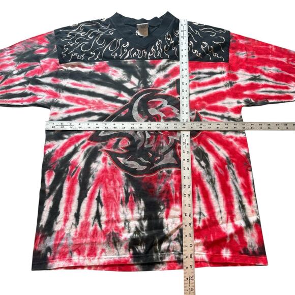 Vintage Sport Attack Michael Peca Buffalo Sabres Custom Tie Dye Men’s T-Shirt XL - Picture 3 of 5